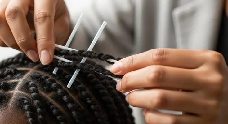Box braids style